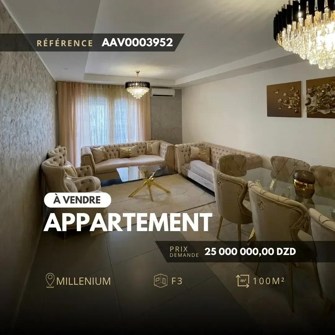 Vente Appartement F3 Oran Bir el djir - 25 000 000 DA